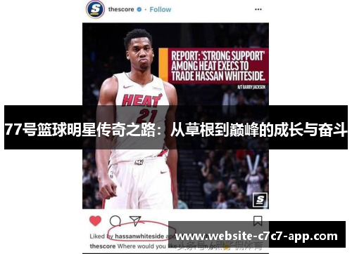 77号篮球明星传奇之路:从草根到巅峰的成长与奋斗